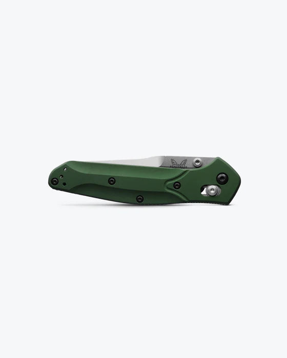 Benchmade Osborne Green Aluminum Reverse Tanto Knife