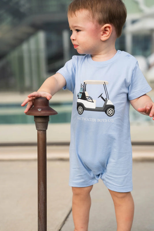 Saltwater Boys Golf Cart Romper