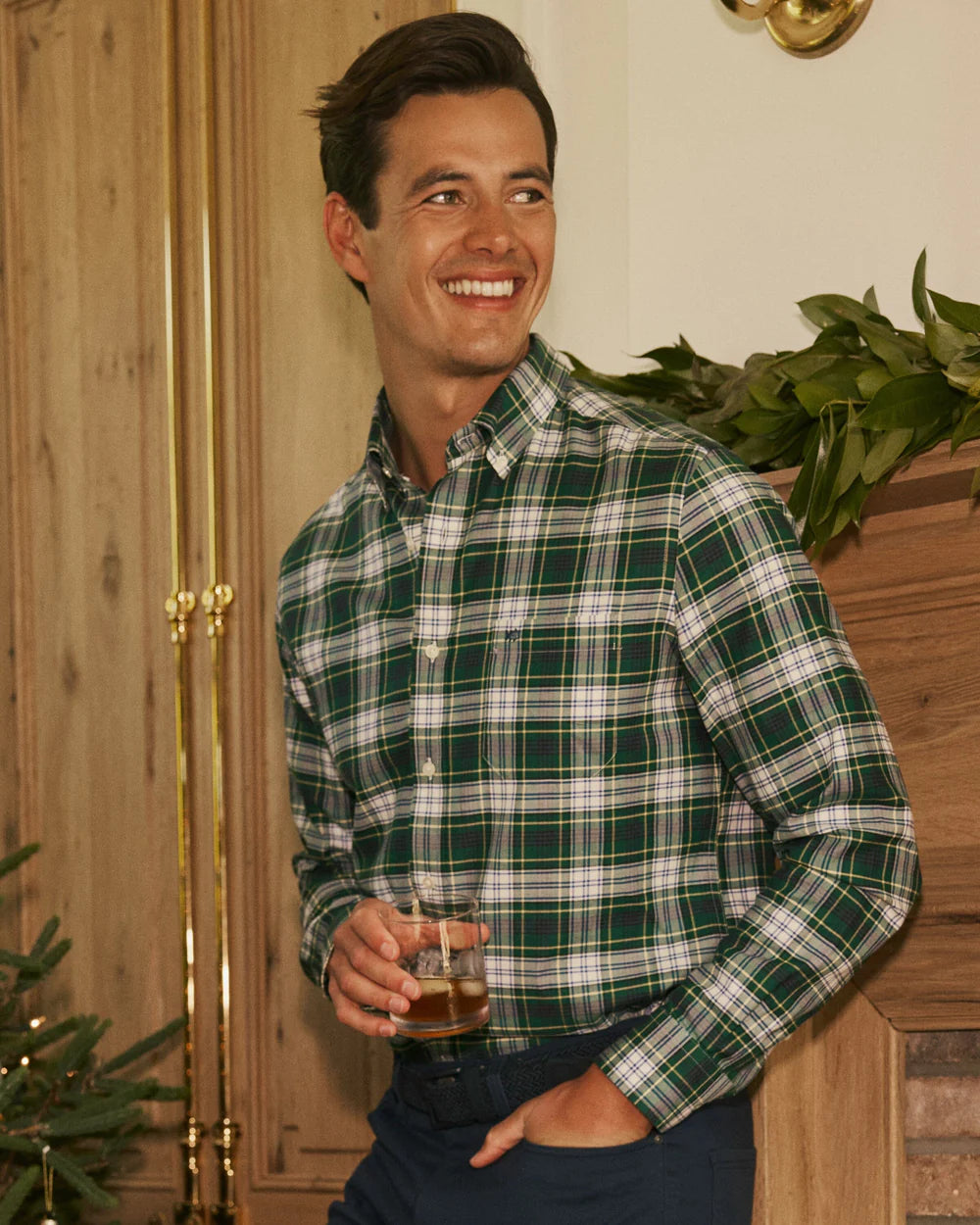 Southern Tide Gordon Tartan Skipjack Sport Shirt