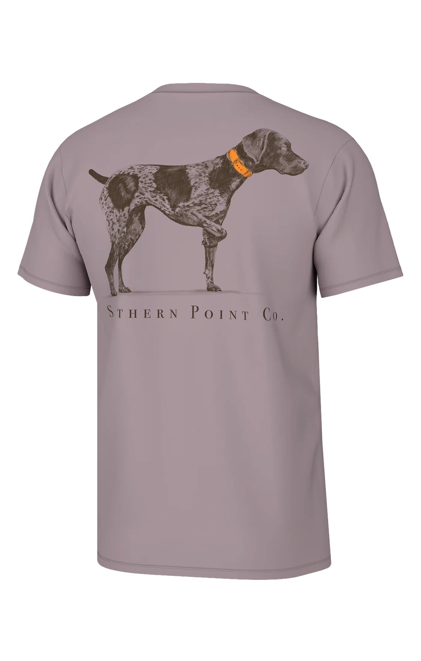 Southern Point Greyton Detail Tee in Elderberry Youth