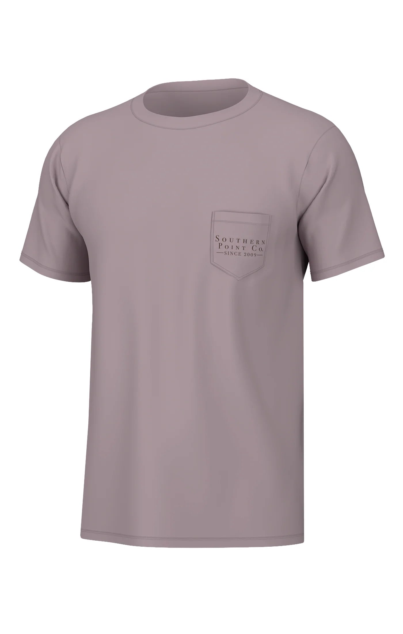 Southern Point Greyton Detail Tee in Elderberry Youth