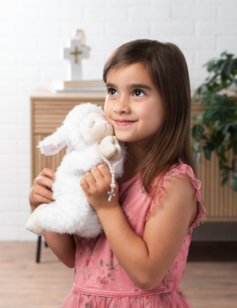 My Rosary Lamb 2pc  8"