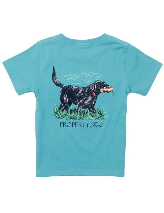 Properly Tied Training Day SS Tee in Emerald