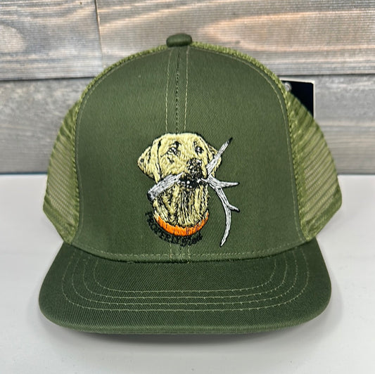 Properly Tied Trucker Hat Antler Lab for Boys