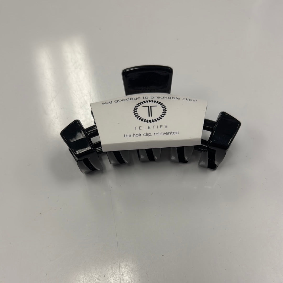 Teletie Black Medium Classic Hair Clip