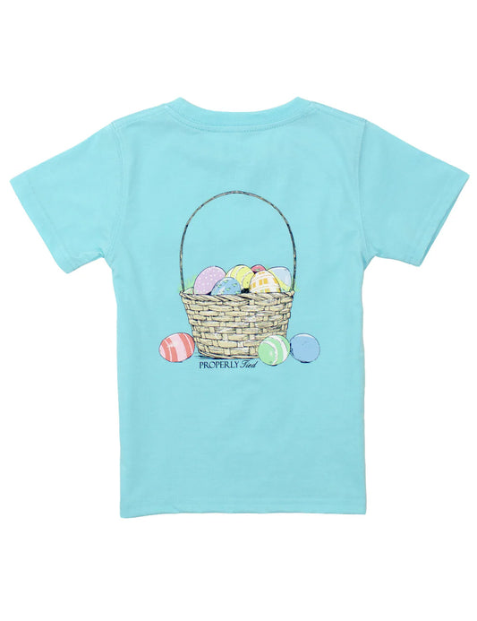 Properly Tied Easter Basket SS Tee in Artic