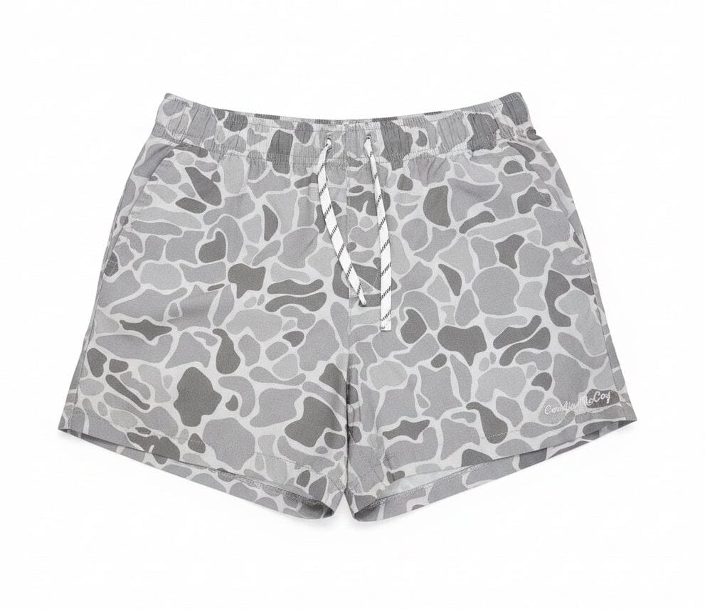 Cardin McCoy Light Gray Camo Performance Shorts