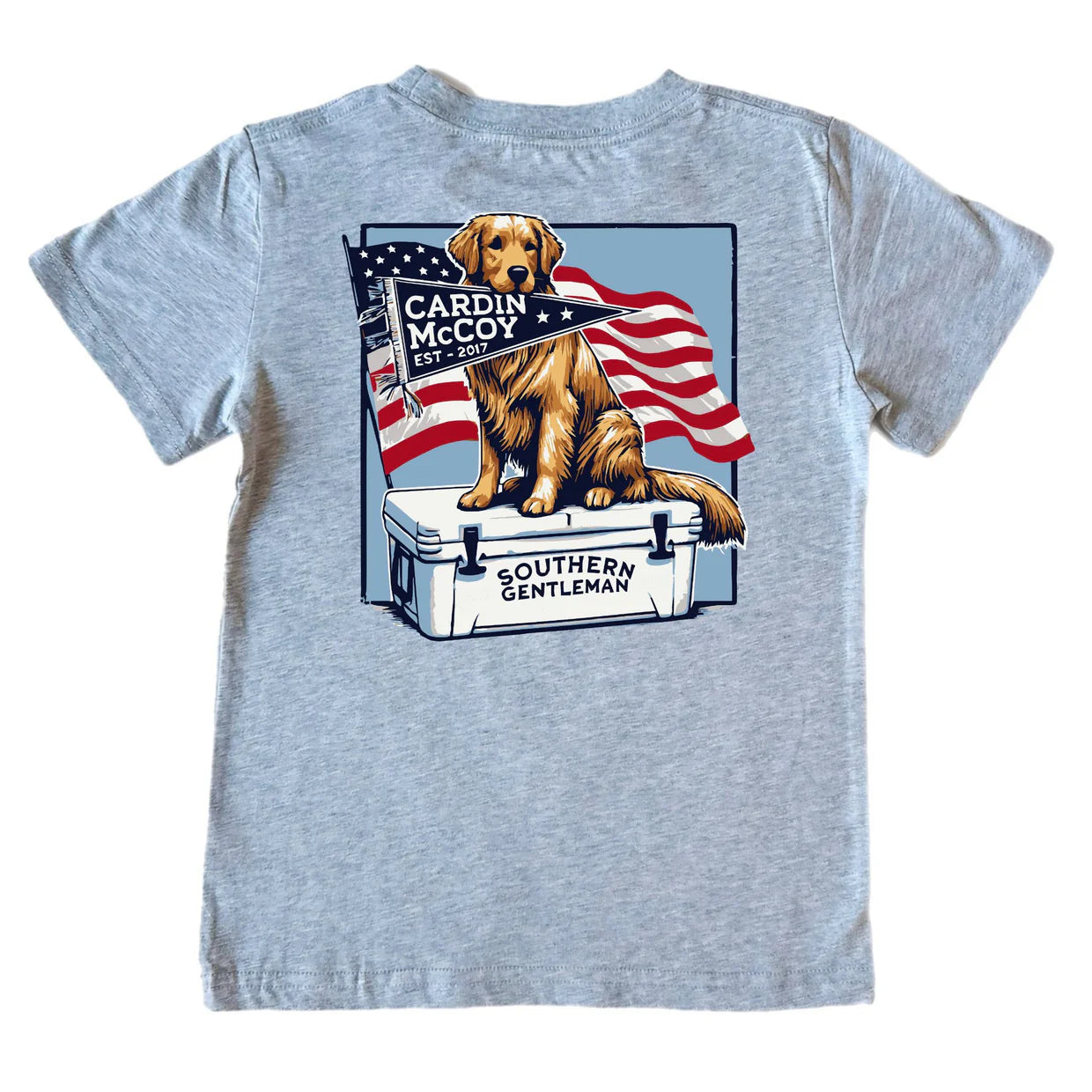 Cardin McCoy Patriotic Southern Gentleman SS Tee