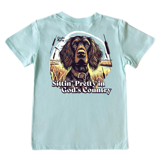 Cardin McCoy Sitting Pretty SS Tee in Blue Mint