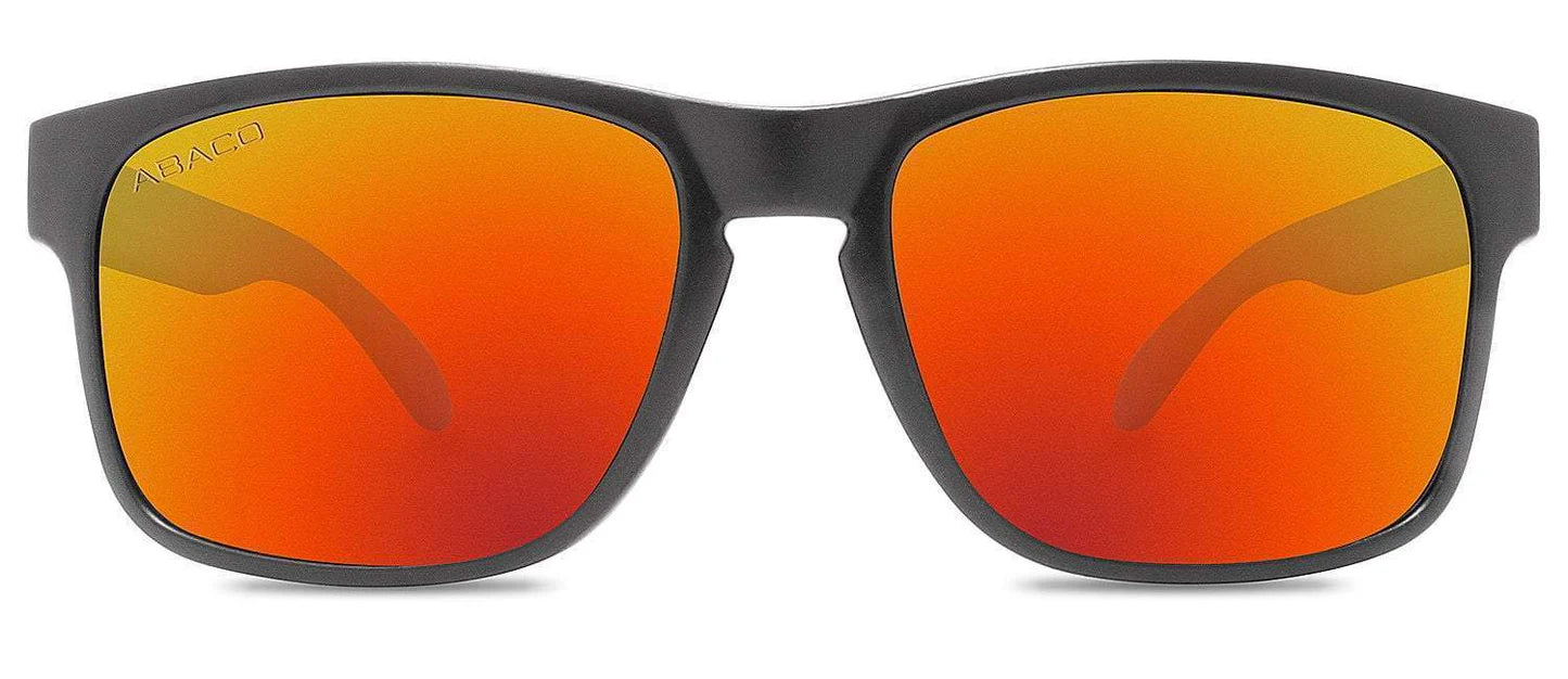 Abaco Sunglasses Dockside Matte Black/Fire Mirror
