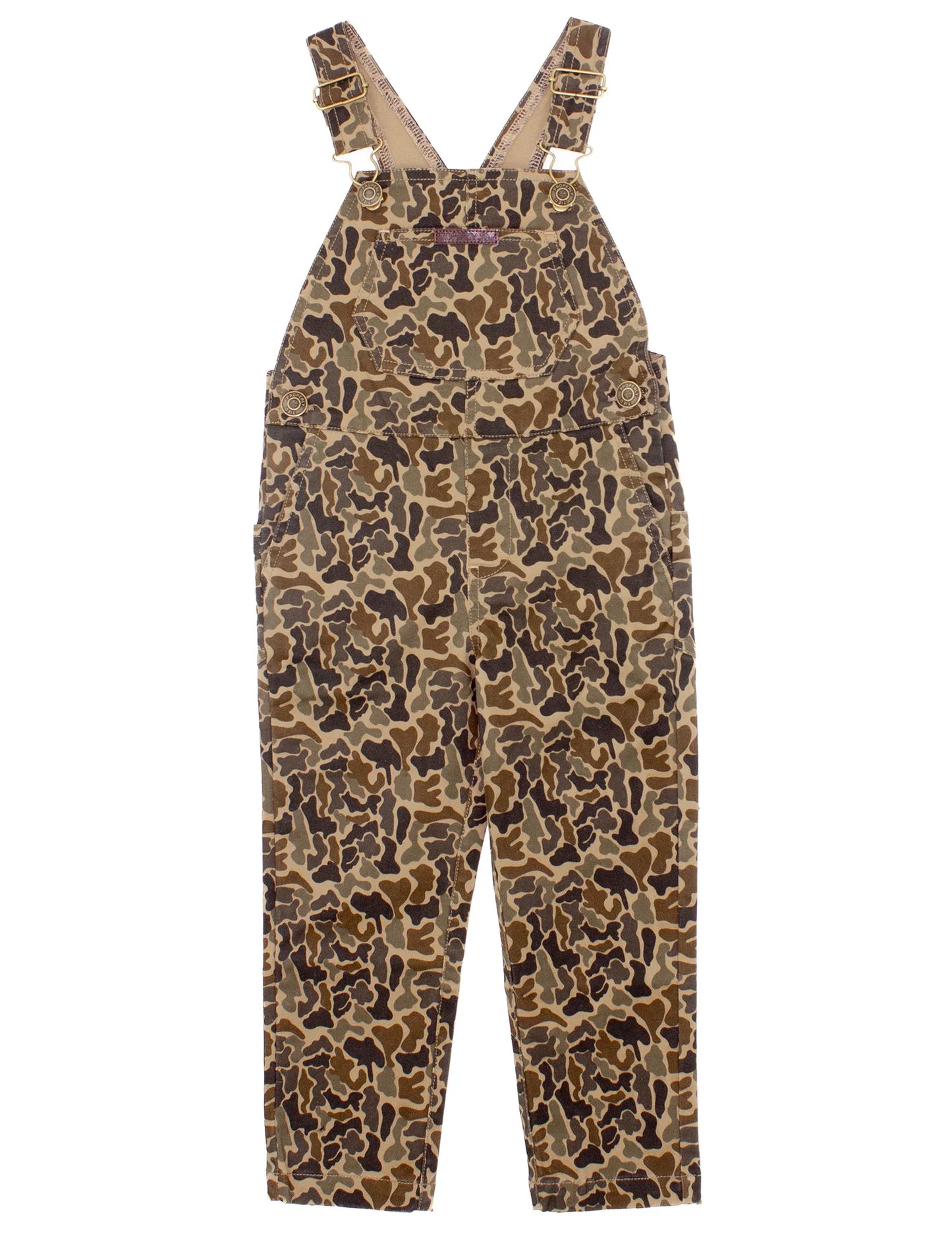 Properly Tied Overalls Vintage Camo