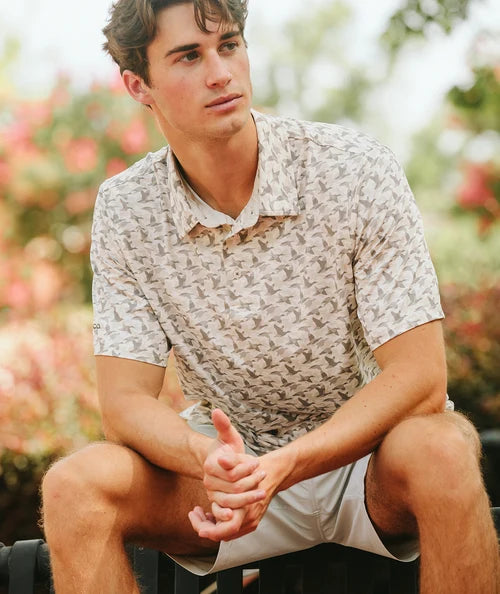 Southern Shirt Co Mallard Mirage Printed Polo