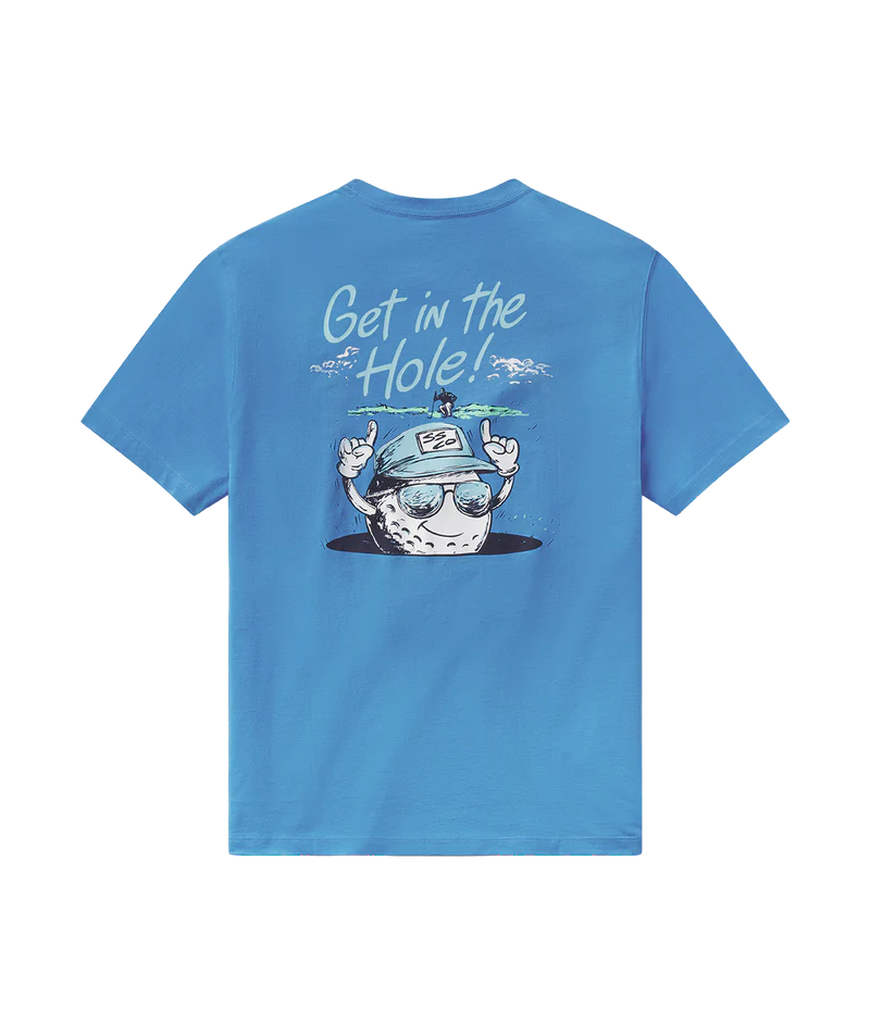 Southern Shirt Co Get In the Hole in Azure