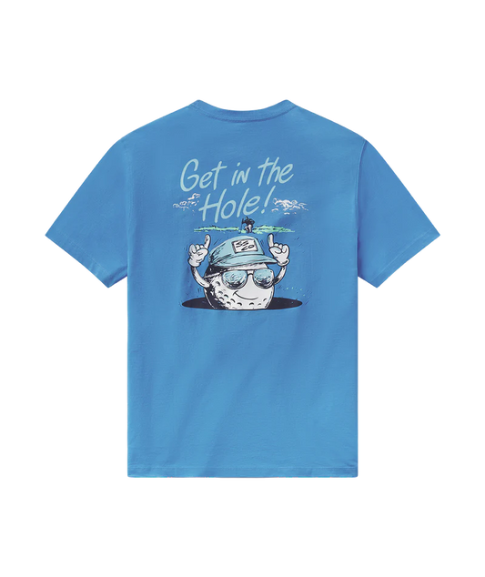 Southern Shirt Co Get In the Hole in Azure