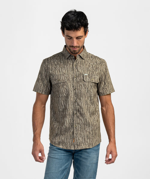 Southern Shirt Co Range Pro Tech Shirt Tree Bark