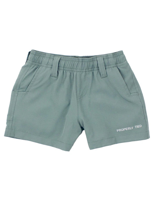 Properly Tied Boys Pintail Short Moss