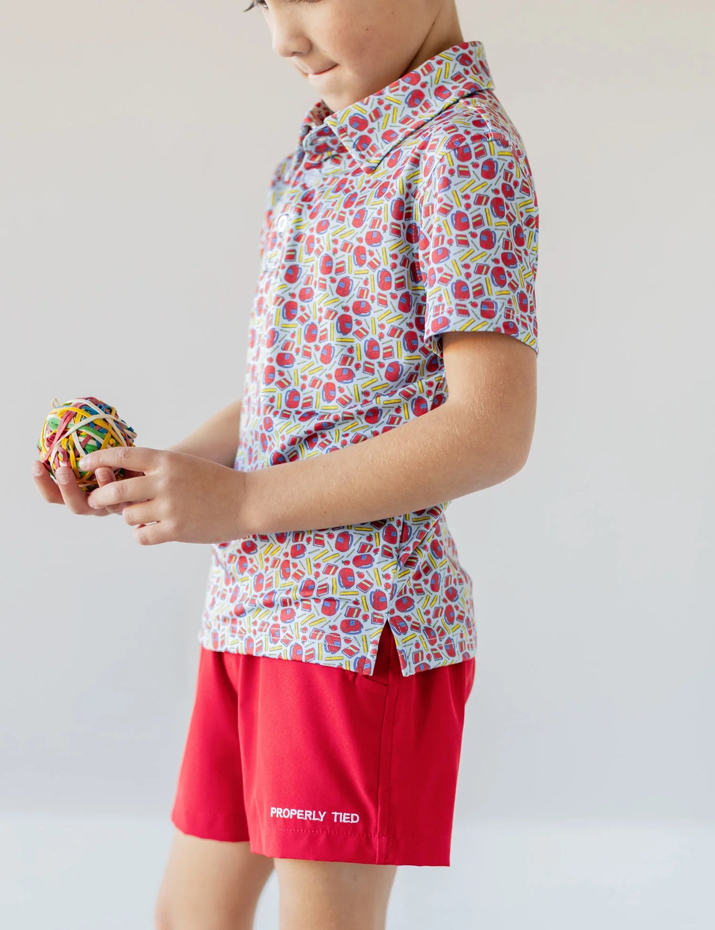 Properly Tied Boys Inlet Classroom Polo