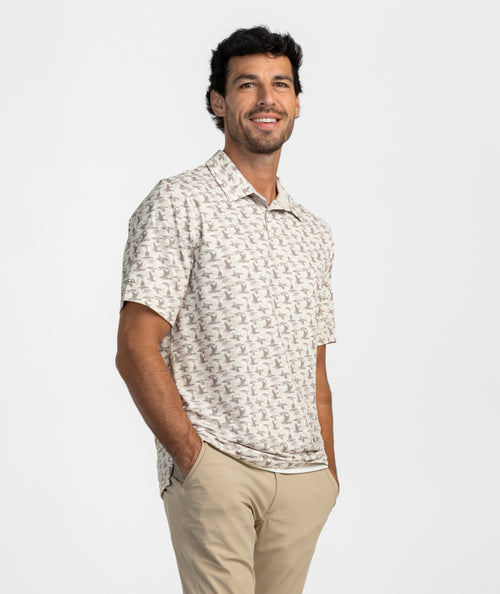 Southern Shirt Co Mallard Mirage Printed Polo