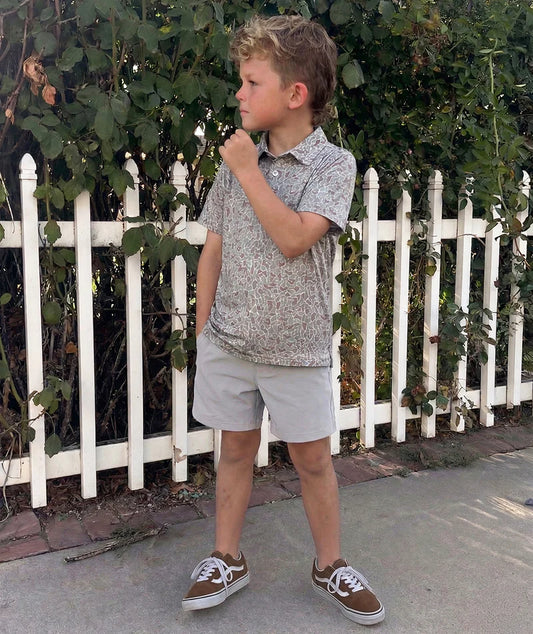 Southern Shirt Co Youth Hunters Hideaway Ridgeline Polo