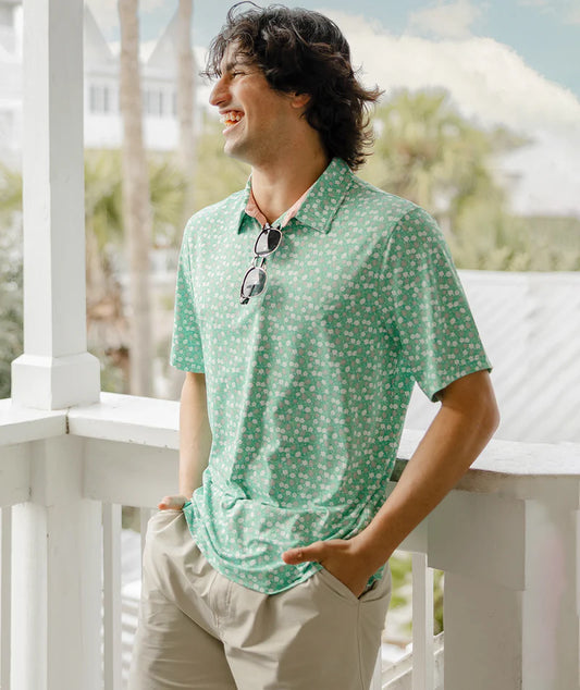 SSCO Field Bloom Printed Polo