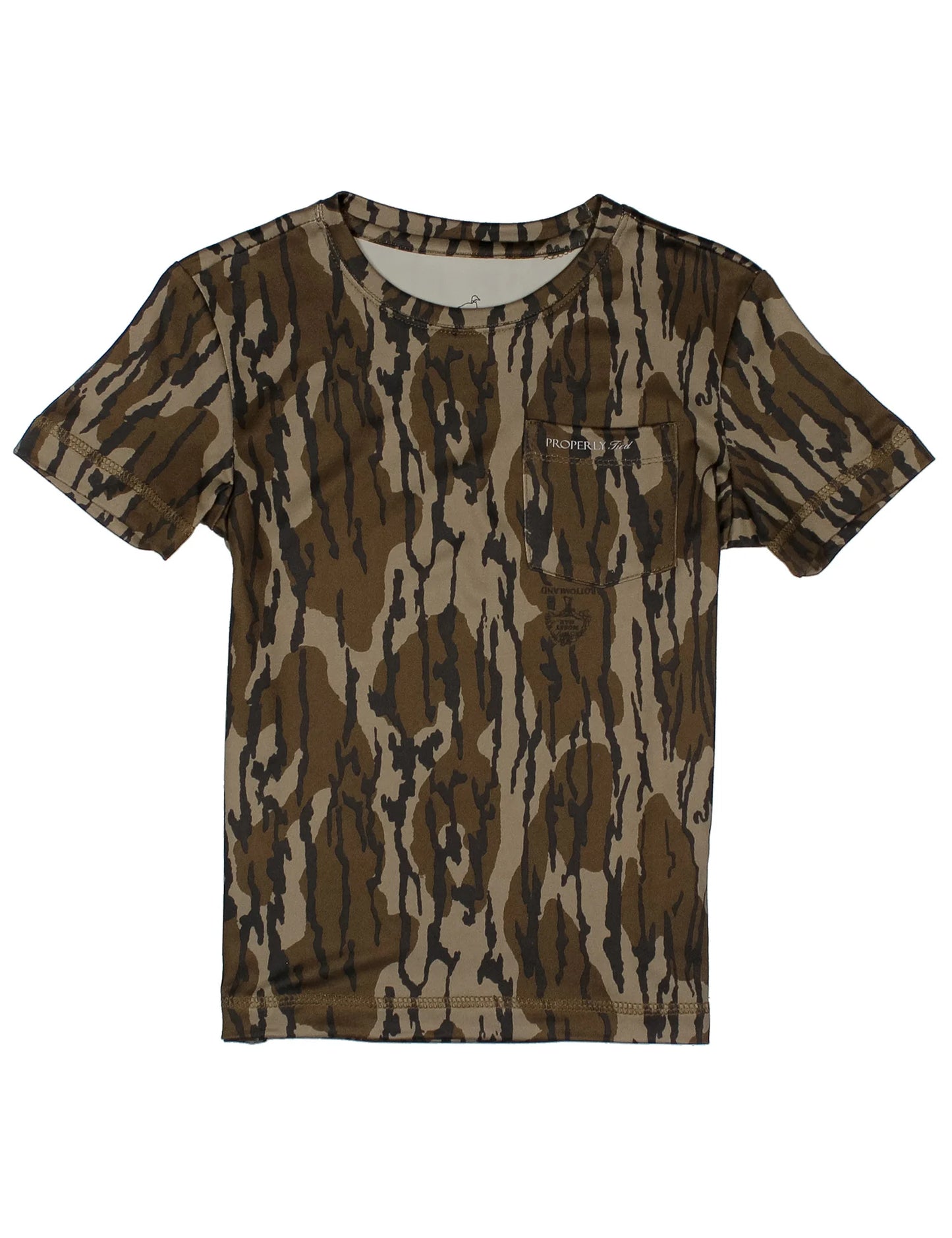 Properly Tied Ravine Pocket Tee Mossy Oak Bottomland