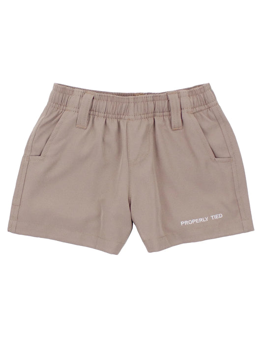 Properly Tied Boys Pintail Short Taupe