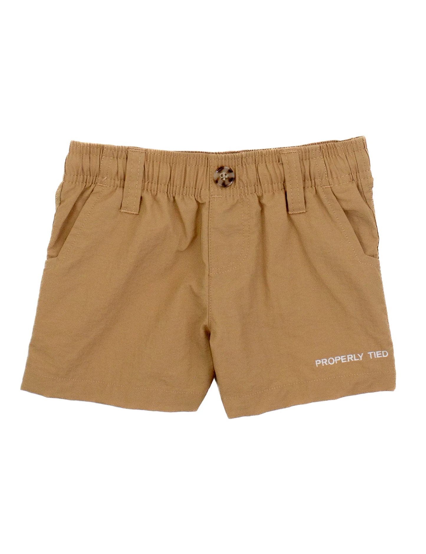 Properly Tied Mallard Shorts Camel for Boys