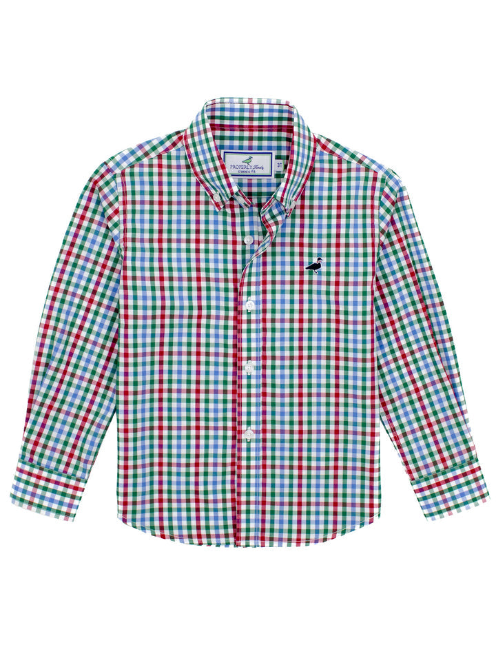 Properly Tied Boys Seasonal Sportshirt Jolly