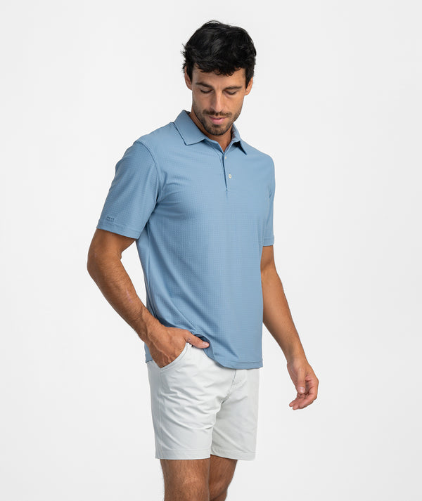Southern Shirt Co Next Level Polo Blue Wing