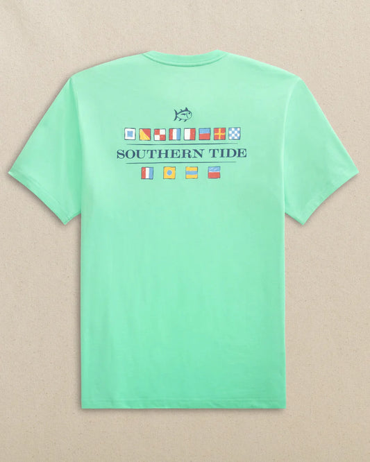Southern Tide Gulf Shore Nautical Flags Tee