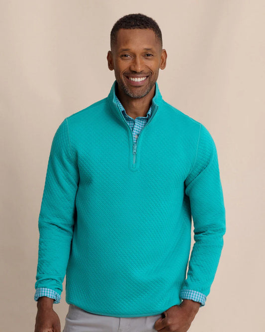 Southern Tide Oak Island Reversible Quarter Zip