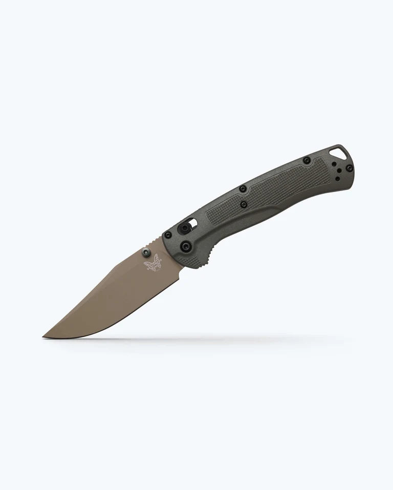 Benchmade Taggedout, AXS, Clip Point Deep Olive