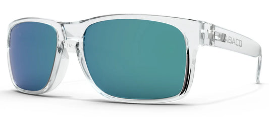 Abaco Dockside Clear/Caribbean Blue Sunglasses