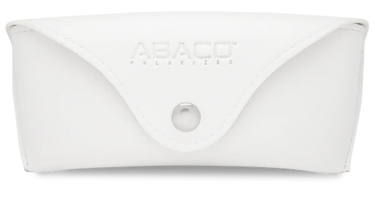 Abaco White Sunglass Leather Case