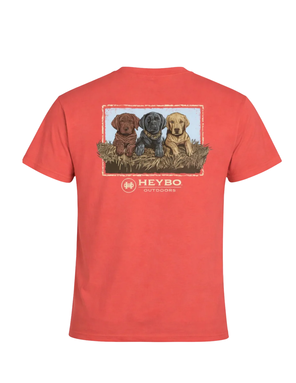 Heybo Triple Trouble Tee in Brick