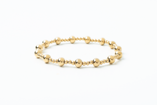 Meralora Gold 6 & 3mm Bracelet