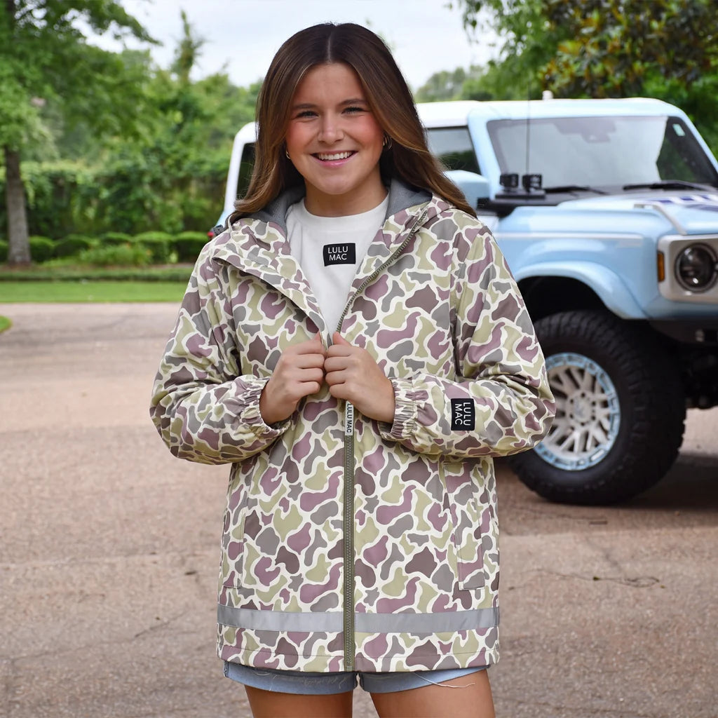 Lulu Mac Camo Raincoat