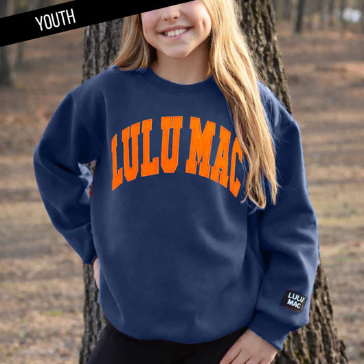 Lulu Mac Navy/Orange Sweatshirt