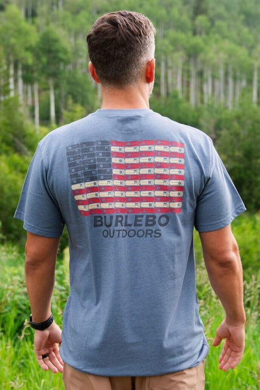 Burlebo Shotgun Shell Flag Tee