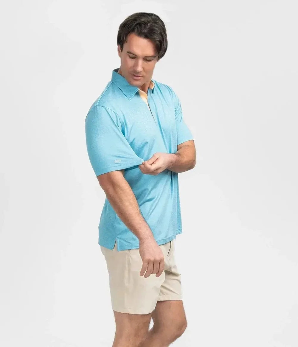 Southern Shirt Co Grayton Heather Polo Maui Wowie