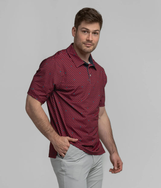 SSCO Dawg Walk Printed Polo-Dawg Nation