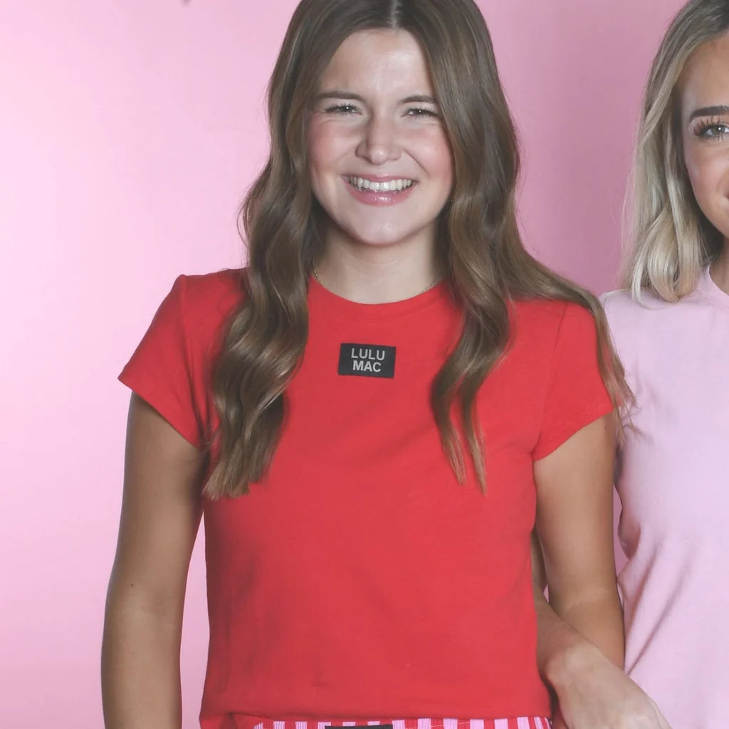 Lulu Mac Red Baby Doll Top