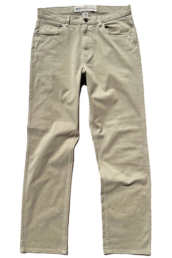 Coastal Cotton 5 Pkt Tan Twill