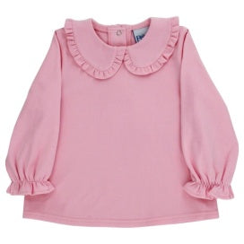 Bailey Boys Pink Knit Girls Peter Pan Shirt