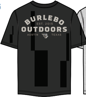 Burlebo Outdoors Logo T-shirt in Black for Boys