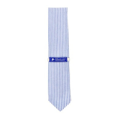 J Bailey Tie Sailor Blue Stripe