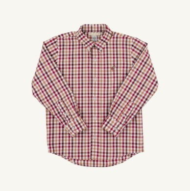 Beaufort Bonnet Co Easton Pond Plaid/Gray Bay Brown Shirt
