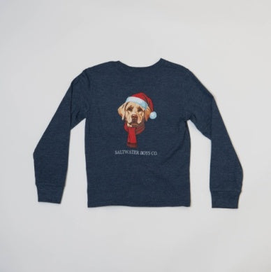 Christmas Lab LS Tee by Saltwater Boys