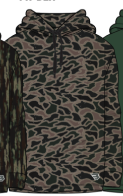 Burlebo Bendita Camo Performance Hoodie