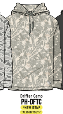 Burlebo Drifter Camo Performance Hoodie